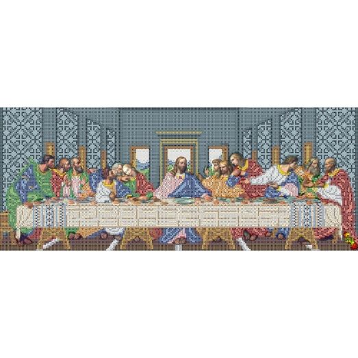 ИК3-0295 Тайная вечеря фреска Леонардо да Винчи Схема для вышивки бисером Феникс