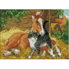 ФПК-3187 Утро на ферме. Схема для вышивки бисером Феникс