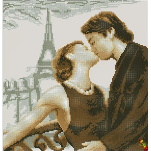 ФЧК-3306 Выходные в Париже. Схема для вышивки бисером Феникс