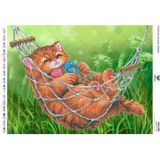 А3Н_345 Кот-сладкоежка. Схема для вышивки бисером ТМ Virena