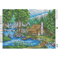 А3Н_353 Лето. Схема для вышивки бисером ТМ Virena