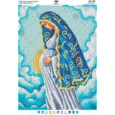 А3Р_252 Беременная Дева Мария. Схема для вышивки бисером TM Virena