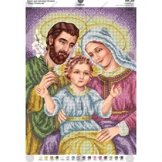 А3Р_124 Святое Семейство. Схема для вышивки бисером TM Virena