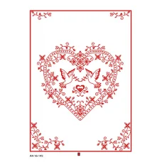 А4-16-145 Свадебная метрика. Схема на канве ТМ Вишиванка