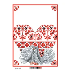 А4-16-148 Свадебная метрика. Схема на канве ТМ Вишиванка