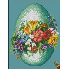 ФЧК-4212 Декоративное пасхальное яйцо. Схема для вышивки бисером Феникс