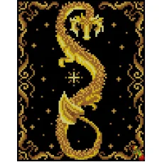 ФЧК-4233 Гармония Дракон. Схема для вышивки бисером Феникс