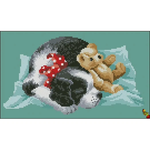 ФЧК-4203 Любимая игрушка. Схема для вышивки бисером Феникс