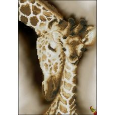 ФЧК-4231 Маленький жирафик. Схема для вышивки бисером Феникс
