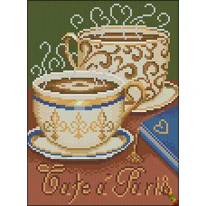 ФПК-4096 Парижский кофе. Схема для вышивки бисером Феникс