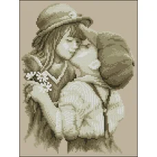 ФЧК-4164 Первый поцелуй. Схема для вышивки бисером Феникс