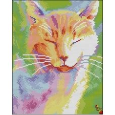 ФПК-4084 Солнечный котик. Схема для вышивки бисером Феникс