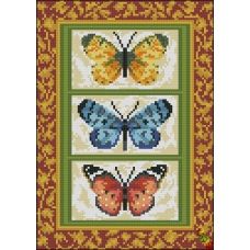 ФПК-4115 Триплекс с бабочками. Схемы для вышивки бисером Феникс