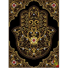 ФЧК-4240 Золотой талисман Хамса. Схема для вышивки бисером Феникс