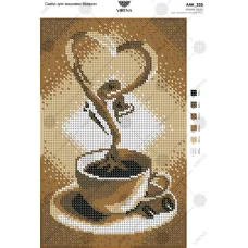 А4Н_335 Кофе. Схема для вышивки бисером ТМ Virena