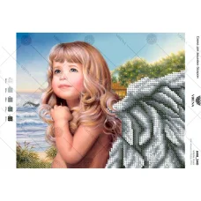 А4Н_340 Ангелочек. Схема для вышивки бисером ТМ Virena