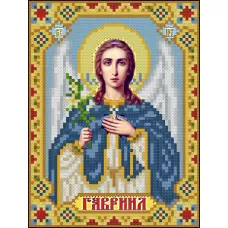 ИК5-0192 Архангел Гавриил. Схема для вышивки бисером Феникс