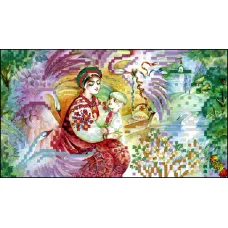 ФЧК-5118 Лебединая колыбельная. Схема для вышивки бисером Феникс