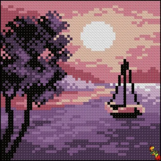 ФПК-5082 Лето в природе. Схема для вышивки бисером Феникс