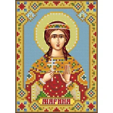 ИК5-0164 Марина Антиохийская. Схема для вышивки бисером Феникс