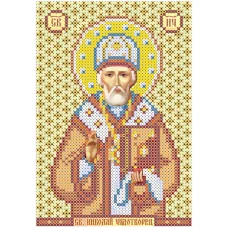 ИК5-0144(3) Святой Николай Чудотворец (золото). Схема для вышивки бисером Феникс