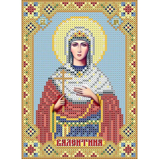 ИК5-0188 Валентина Кесарийская. Схема для вышивки бисером Феникс