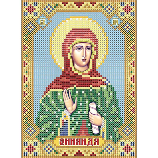 ИК5-0172 Зинаида Тарсийская. Схема для вышивки бисером Феникс