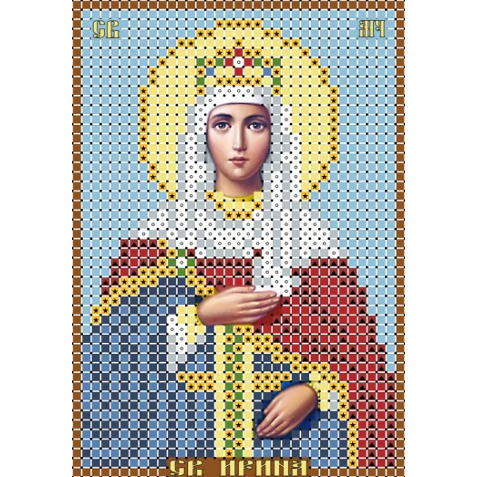 ИК6-0074 Ирина Македонская. Схема для вышивки бисером Феникс