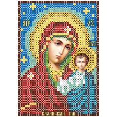 ИК6-0033 Казанская икона Богоматери. Схема для вышивки бисером Феникс