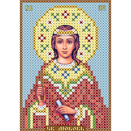 ИК6-0100 Любовь Римская. Схема для вышивки бисером Феникс