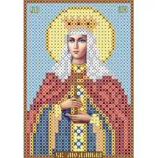 ИК6-0071 Людмила Чешская. Схема для вышивки бисером Феникс