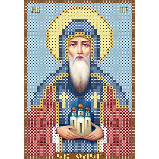 ИК6-0117 Олег Брянский. Схема для вышивки бисером Феникс