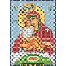 ИК6-0040 Почаевская Богородица. Схема для вышивки бисером Феникс