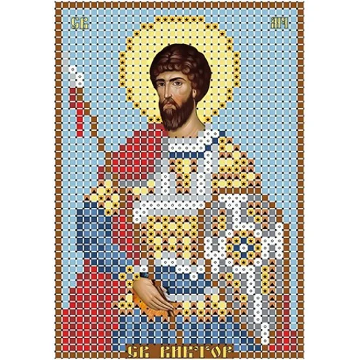 ИК6-0055 Виктор Дамасский. Схема для вышивки бисером Феникс