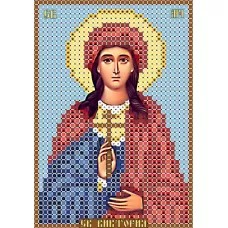 ИК6-0114 Виктория Солунская (Вика, Ника). Схема для вышивки бисером Феникс
