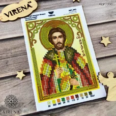 А6Р_090 Св. Князь Андрей. Схема для вышивки бисером ТМ Virena