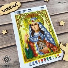 А6Р_091 Благоверная царица. Схема для вышивки бисером ТМ Virena