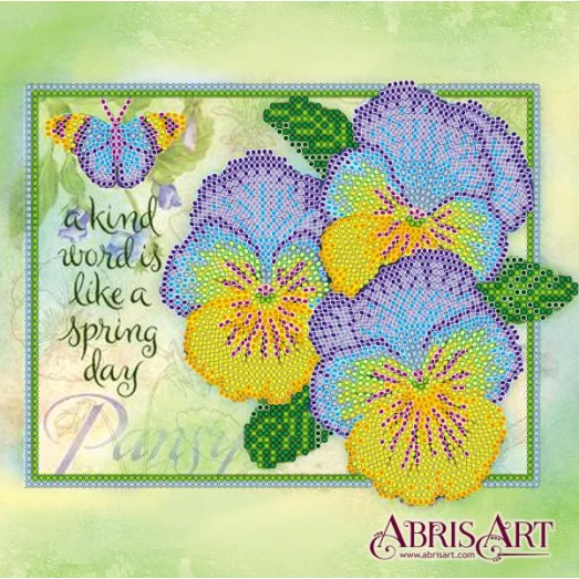АС-544 Очарование лета. Схема на художественном холсте Абрис Арт