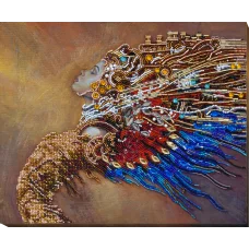 АВ-712 Взлет.  Набор для вышивки бисером на художественном холсте.. Абрис Арт