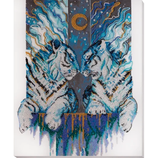 АВ-728 Хранители севера. Набор для вышивки бисером на художественном холсте. Абрис Арт