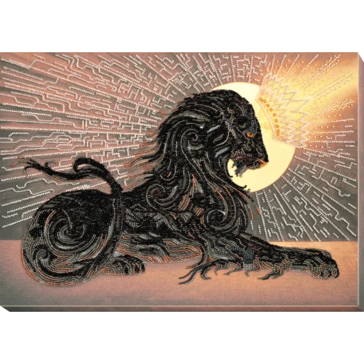 АВ-736 Черный алмаз. Набор для вышивки бисером. Абрис Арт