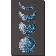 АВ-772 Фазы Луны. Набор для вышивки бисером на художественном холсте. Абрис Арт