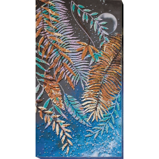 АВ-777 Тропическая ночь. Набор для вышивки бисером на художественном холсте. Абрис Арт