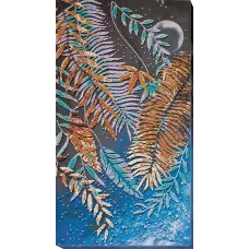 АВ-777 Тропическая ночь. Набор для вышивки бисером на художественном холсте. Абрис Арт