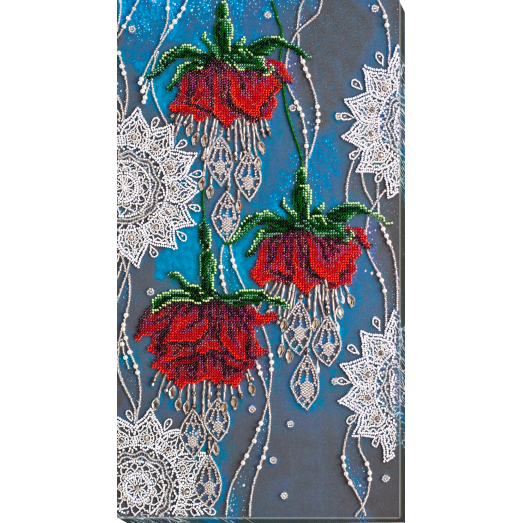 АВ-780 Ночные цветы. Набор для вышивки бисером. Абрис Арт