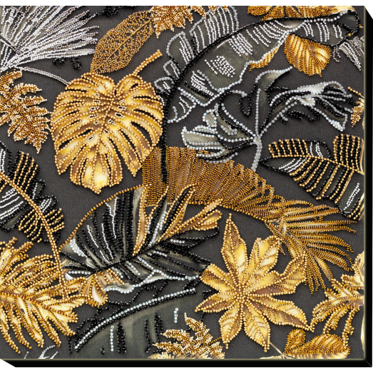 АВ-795 Золотые тропики. Набор для вышивки бисером на художественном холсте. Абрис Арт