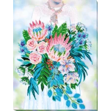 АВ-803 Особенный день. Набор для вышивки бисером на художественном холсте. Абрис Арт