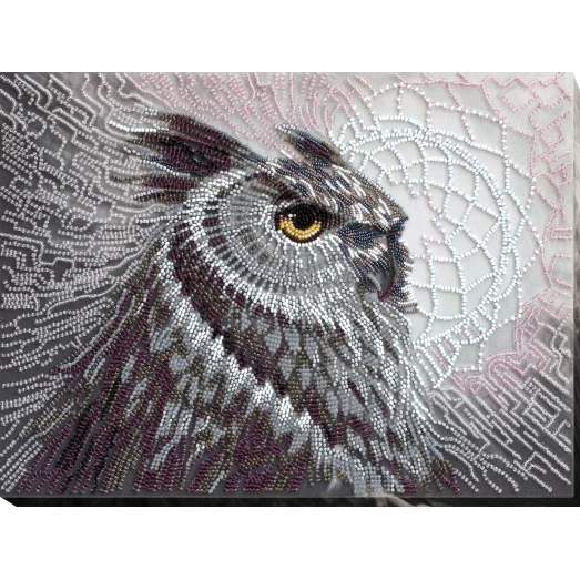 АВ-808 Гранатовый тотем. Набор для вышивки бисером на художественном холсте. Абрис Арт