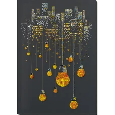 АВ-811 Ламповый вечер Набор для вышивки бисером на художественном холсте. Абрис Арт