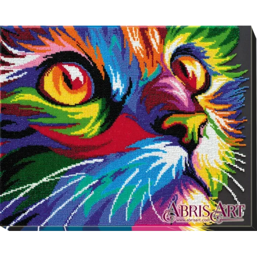 АВ-548 Неоновый взгляд. Набор для вышивки бисером ТМ Абрис Арт
